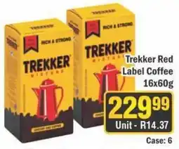 J&E Cash and Carry Trekker Red Label Coffee offer