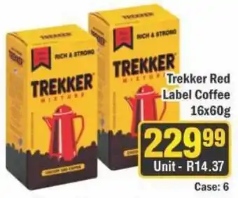 J&E Cash and Carry Trekker Red Label Coffee offer