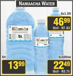 J&E Cash and Carry Namaacha Water offer
