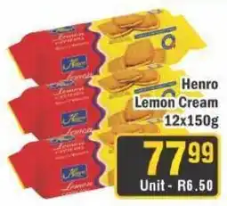 J&E Cash and Carry Henro Lemon Cream offer