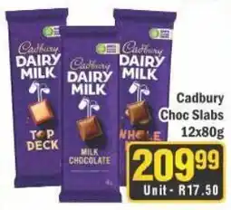 J&E Cash and Carry Cadbury Choc Slabs offer