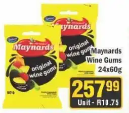 J&E Cash and Carry Maynards Wine Gums offer