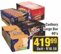 J&E Cash and Carry Cadbury Large Bar offer