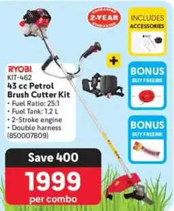 Makro Ryobi 43 cc Petrol Brush Cutter Kit offer