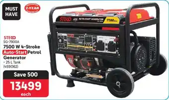 Makro Steco 7500 W 4-Stroke Auto-Start Petrol Generator offer