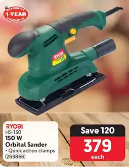 Makro Ryobi 150w Orbital Sander offer