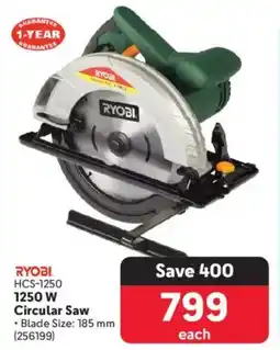 Makro Ryobi 1250w Circular Saw offer