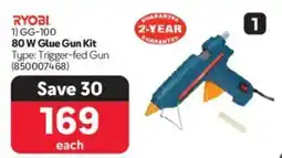 Makro Ryobi 80W Glue Gun Kit offer