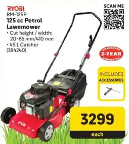 Makro Ryobi 125 cc Petrol Lawnmower offer