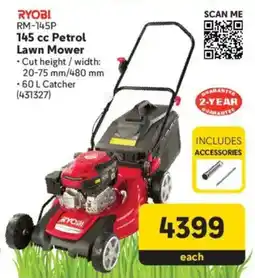 Makro Ryobi 145 cc Petrol Lawn Mower offer