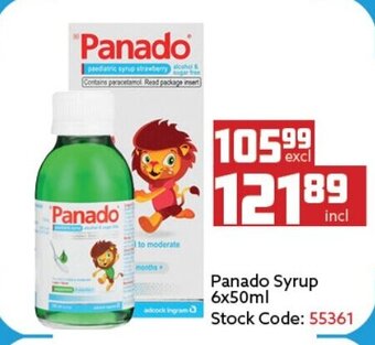 Panado Syrup 6x50ml