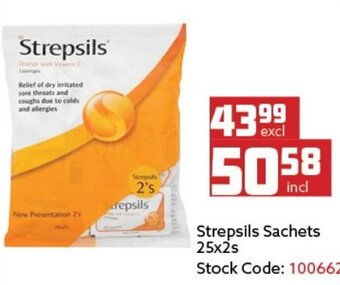 Strepsils Sachets 25x2s