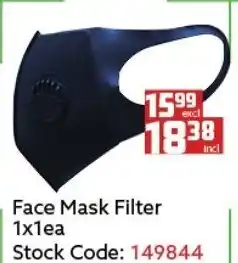 Africa Cash and Carry Face Mask Filter offer