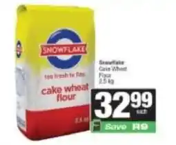 Spar Snowflake cake wheat flour offer