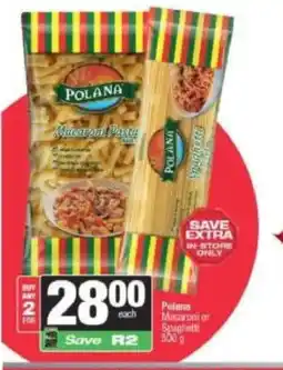 Spar Polana macaroni or spaghetti offer