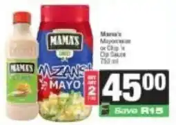 Spar Mama's mayonnaise offer