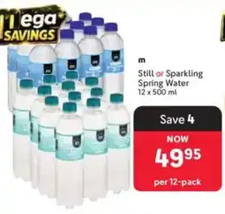 Makro m Still or Sparkling Spring Water offer