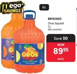 Makro Brookes Oros Squash offer