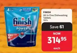 Makro Finish All In One Dishwashing Tablets offer