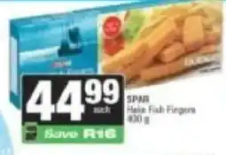 Spar Spar hake fish fingers offer