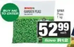 Spar Spar peas offer