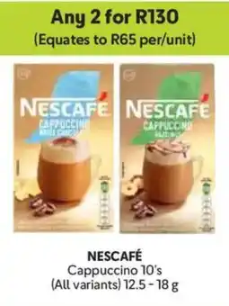 Makro Nescafe Cappuccino offer