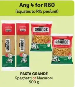 Makro Pasta Grandé Spaghetti or Macaroni offer
