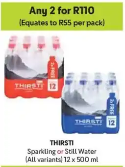 Makro Thirsti Sparkling or Still Water offer