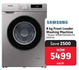 Makro Samsung Front Loader Washing Machine offer