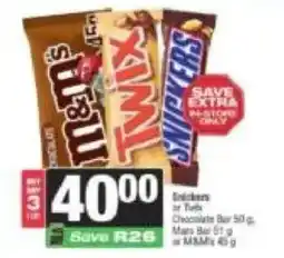 Spar Snickers offer