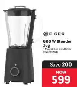 Makro Eiger 600 W Blender Jug offer