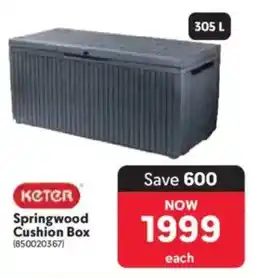 Makro Keter Springwood Cushion Box offer