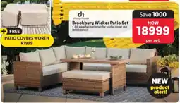 Makro Design House Brookbury Wicker Patio Set offer