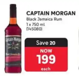 Makro Captain Morgan Black Jamaica Rum offer