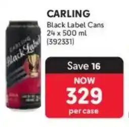 Makro Carling Black Label Cans offer