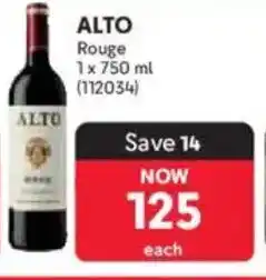 Makro Alto Rouge offer