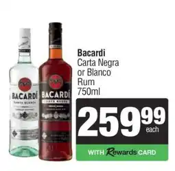Spar Tops Bacardi offer