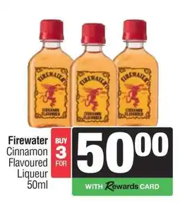 Spar Tops Firewater Cinnamon Flavoured Liqueur 50ml offer