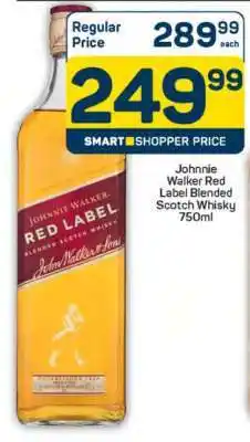 Pick n Pay Johnnie Walker Red Label Blended Scotch Whisky 750ml offer