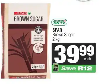 Spar SPAR Brown Sugar 2 kg offer