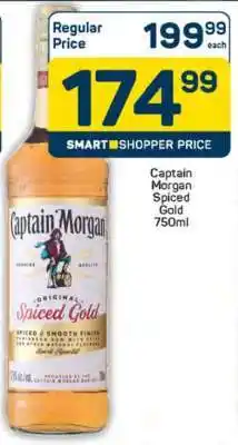 Pick n Pay Captain Morgan Spiced Gold 750ml offer