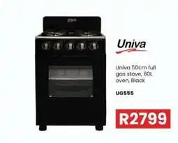 OK Furniture Univa 50cm full gas stove offer