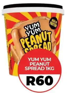 1UP Yum yum peanut spread offer