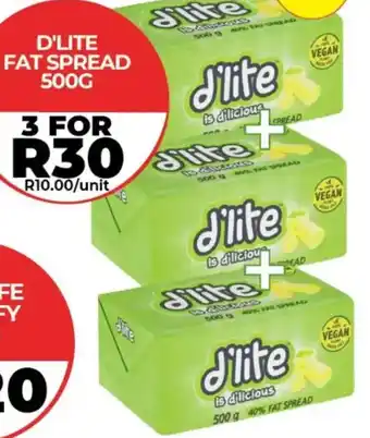 1UP D'lite fat spread offer