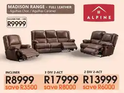 Tafelberg Furnishers Alpine Madison Range offer