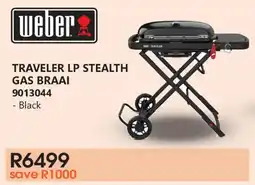 Tafelberg Furnishers Weber Traveler LP Stealth Gas Braai offer