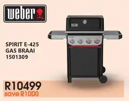 Tafelberg Furnishers Weber Spirit E-425 Gas Braai offer