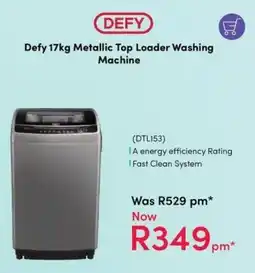 Teljoy Defy Metallic Top Loader Washing Machine offer