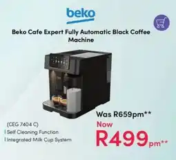 Teljoy Beko Cafe Expert Fully Automatic Black Coffee Machine offer