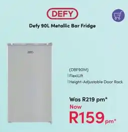 Teljoy Defy Metallic Bar Fridge offer